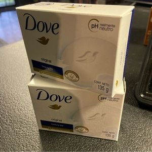 Dove Original Soap Bar - 135g, 4.74 Oz (2 Pack)